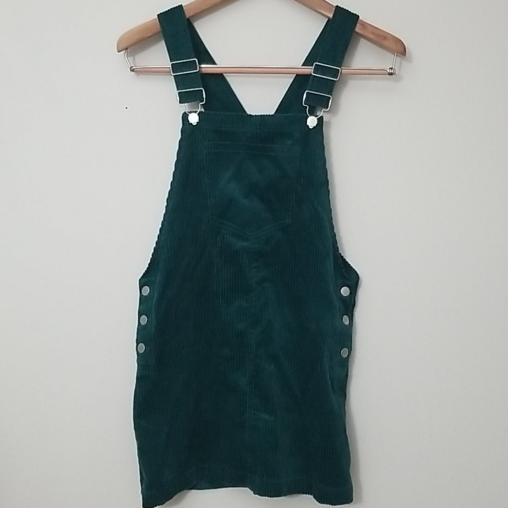 Corduroy overall dress